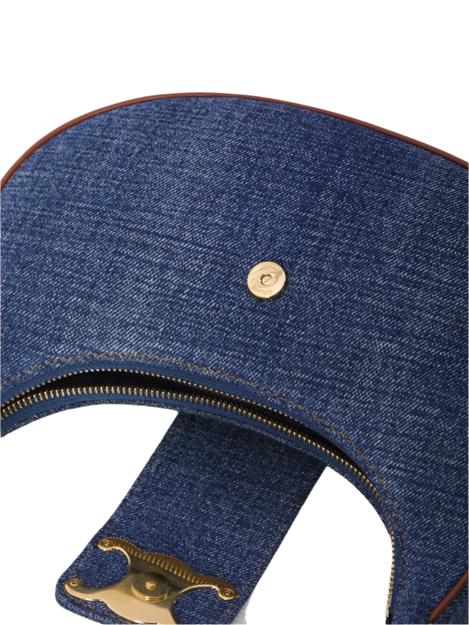 Ava Medium Denim Shoulder Bag