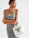 Logo Small Raffia Tote
