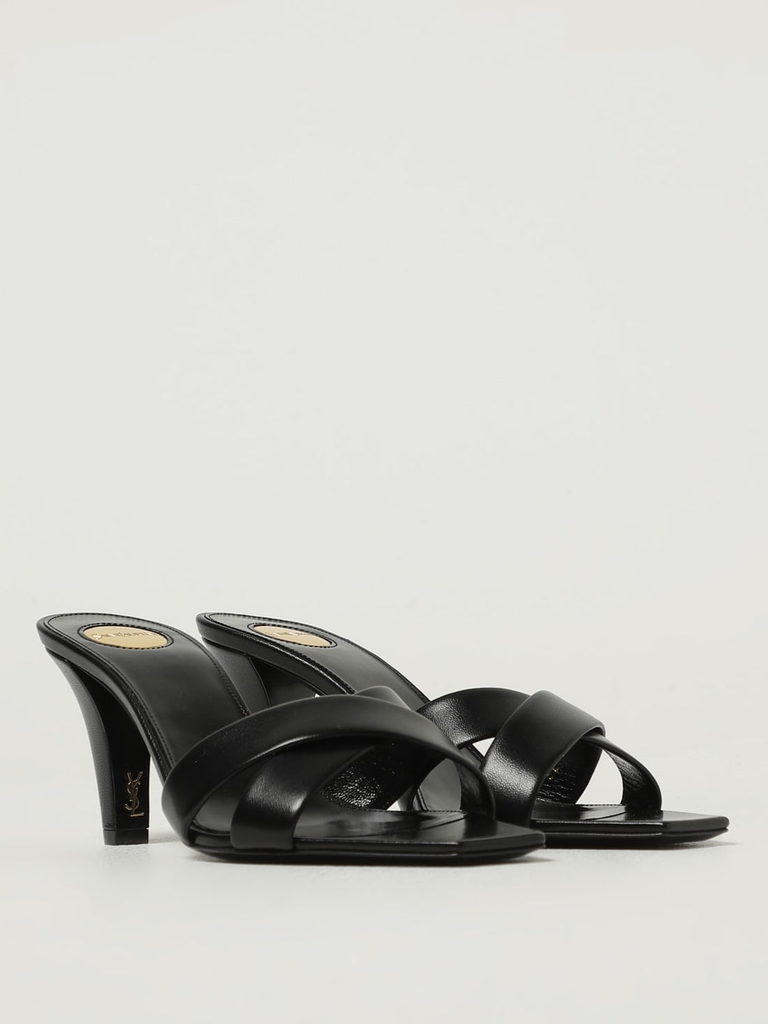 heeled sandals woman saint laurent