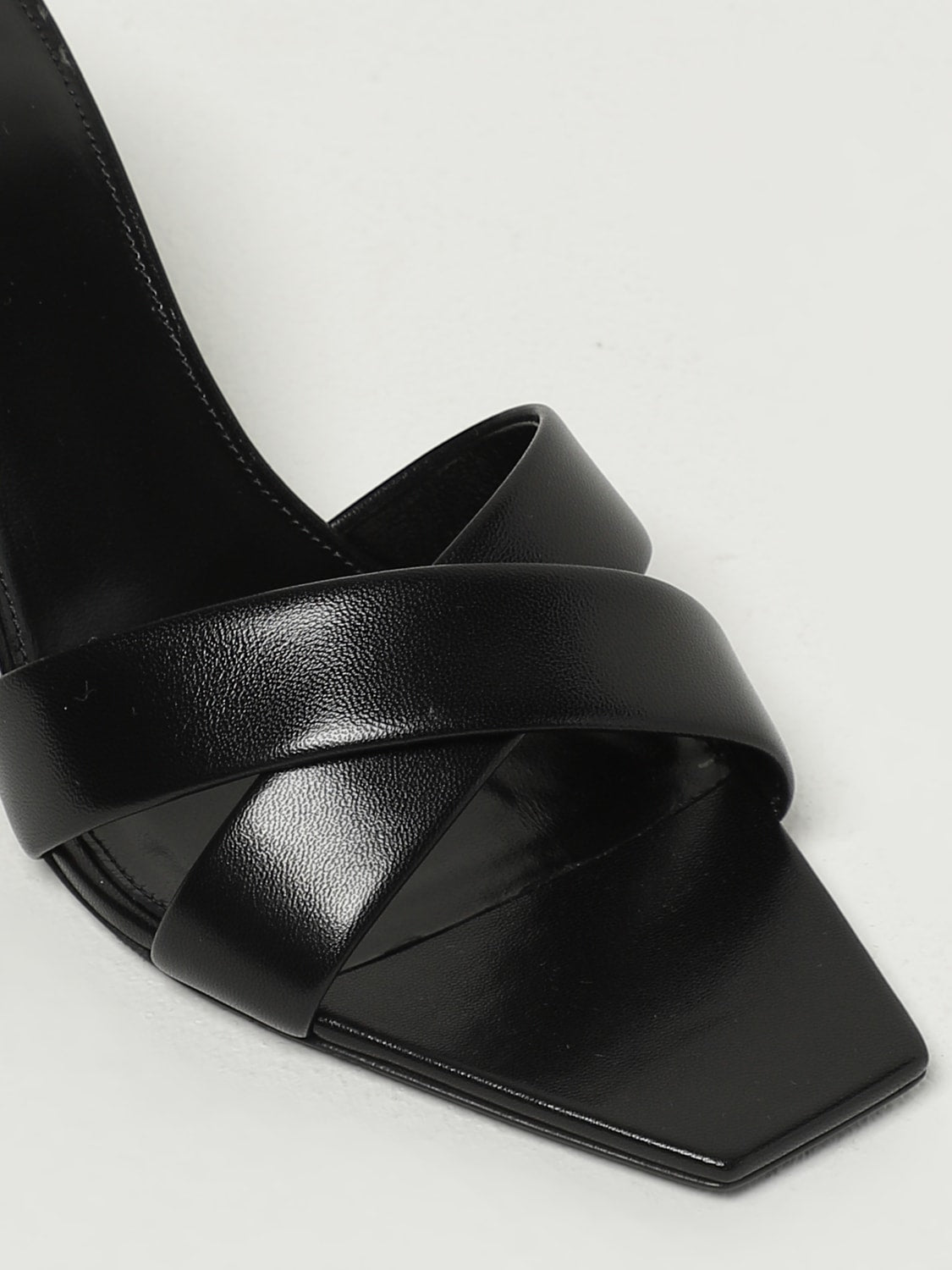 heeled sandals woman saint laurent