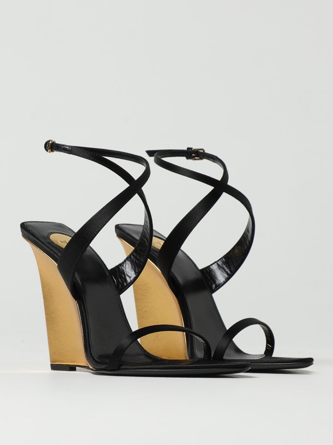 シューズ・サンダルその他 SAINT LAURENT Woman Heeled sandals Black 8180229QNAO Saint Laurent Heeled Sandals Woman Saint Laurent – Modecraze