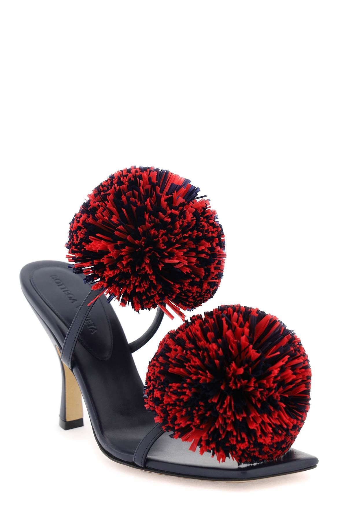 Sandals With Pom Poms