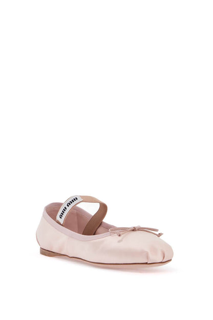 Satin Ballet Flats For