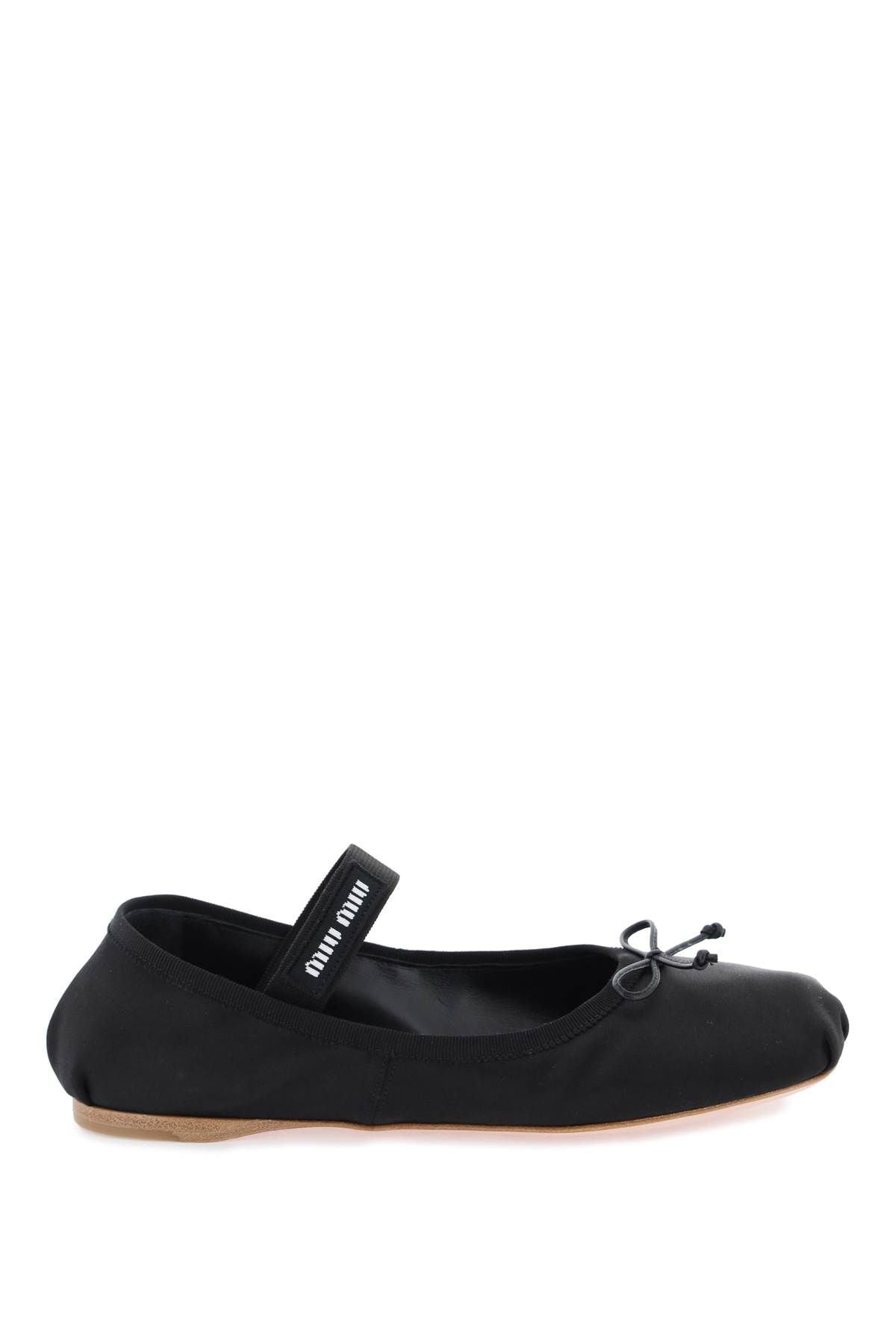 Miu Miu Satin Ballet Flats 