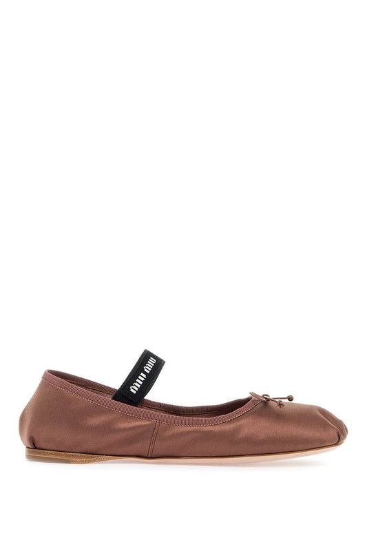 Miu Miu Satin Ballet Flats 