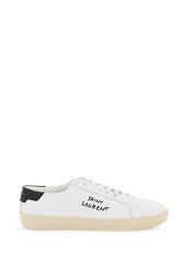 Saint Laurent Sl06 Signature Leather Sneakers 