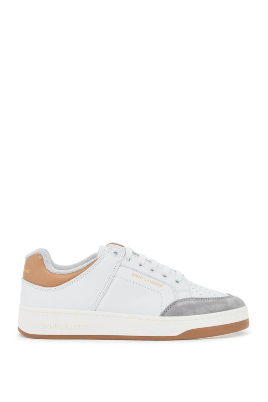 Saint Laurent Smooth And Suede Leather Sl61 Sneakers. 