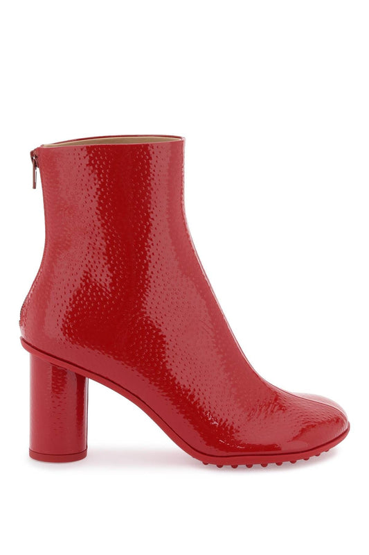 Bottega Veneta Strawberry-effect Leather Atomic Ankle Boots 