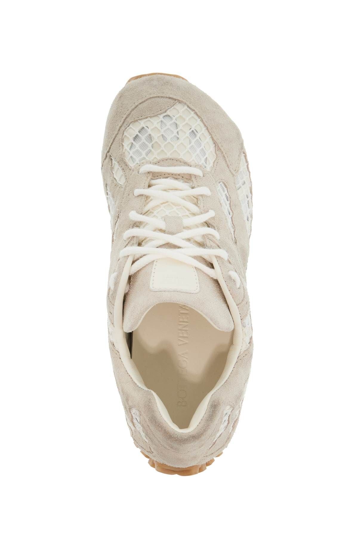 Suede And Mesh Orbit Sneakers In Italian