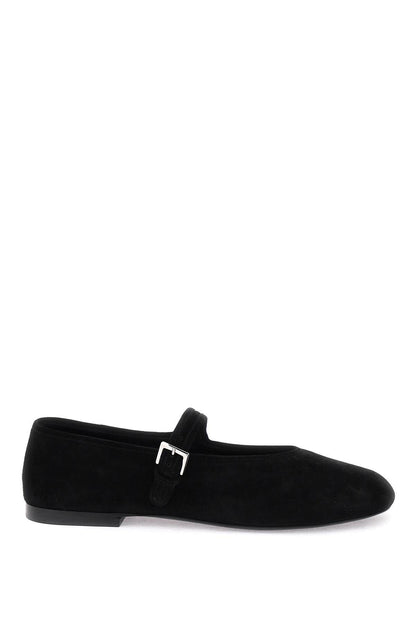 The Row Suede Boheme Mj Ballet Flats 