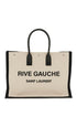 SAINT LAURENT Rive Gauche Canvas Tote