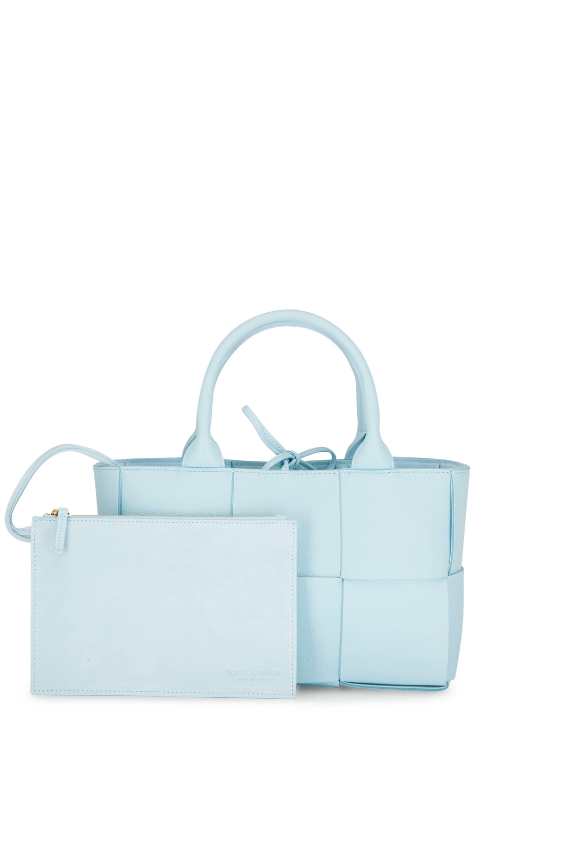 BOTTEGA VENETA Arco Candy Leather Tote – Blue