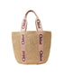 CHLOE Woody Large Raffia Basket Tote